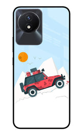 Mountain Trail Beast Vivo Y02/Y02T Glass Case